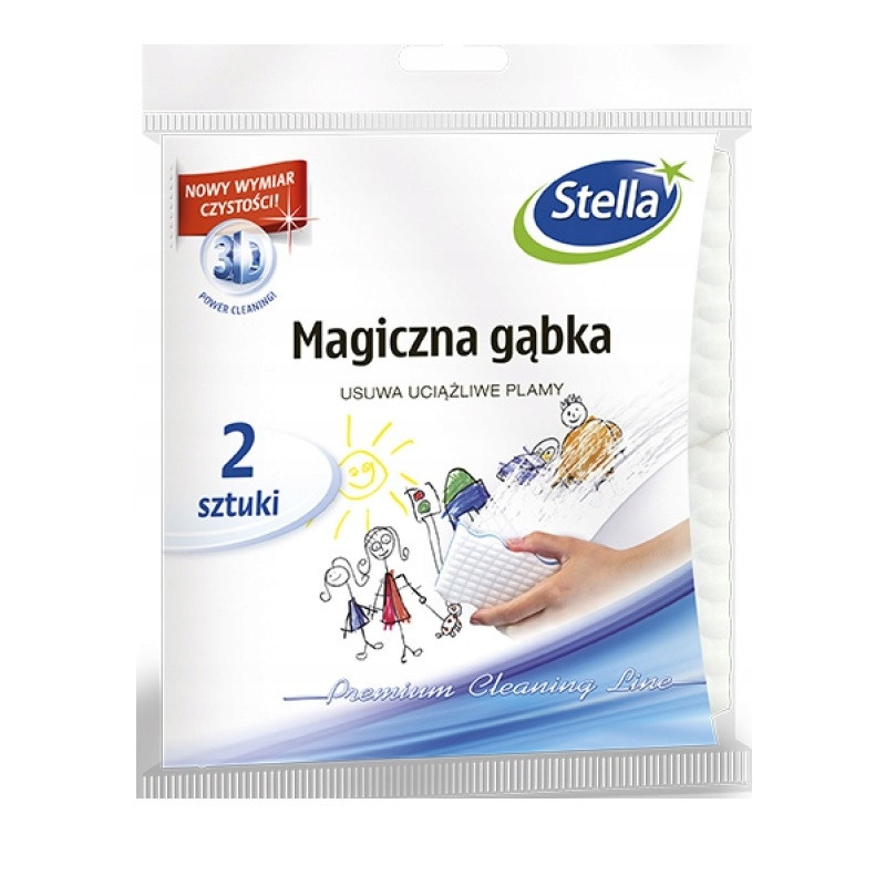 MAGICZNA GĄBKA 3D 2SZT