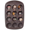 FORMA BLACHA DO PIECZENIA MUFINY PYREX ASIMETRIA MUFFINY BABECZKI 12 szt