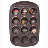 FORMA BLACHA DO PIECZENIA MUFINY PYREX ASIMETRIA MUFFINY BABECZKI 12 szt