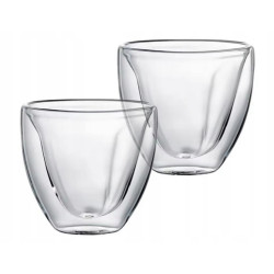 Komplet 2 szklanek termicznych Mia 250 ml Serca AMBITION walentynki