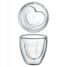 Komplet 2 szklanek termicznych Mia 250 ml Serca AMBITION walentynki