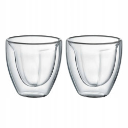 Komplet 2 szklanek termicznych Mia 250 ml Serca AMBITION walentynki