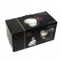 Komplet 2 szklanek termicznych Mia 250 ml Serca AMBITION walentynki