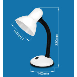 ESPERANZA LAMPKA BIURKOWA E27 ARCTURUS CZARNA