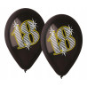 Balony Premium 18lat czarne 5 szt.