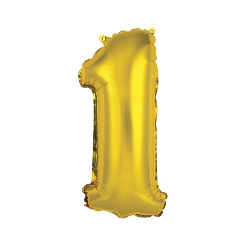 BALON FOLIOWY 35CM ZŁOTY 1