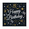Serwetki B&C Happy Birthday, 33x33 cm, 20 szt.