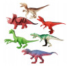 ZESTAW ZABAWKOWYCH DINOZAURÓW FIGURKI ZABAWKI DINOZAUR DLA DZIECI 6 szt.