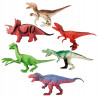ZESTAW ZABAWKOWYCH DINOZAURÓW FIGURKI ZABAWKI DINOZAUR DLA DZIECI 6 szt.