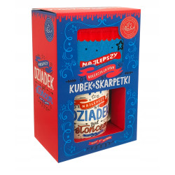 KUBEK + SKARPETKI DLA DZIADKA PREZENT NAJEPSZY DZIADEK