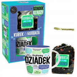 KUBEK DLA DZIADKA PREZENT Z HERBATĄ DZIEŃ DZIADKA NAJLEPSZY DZIADEK