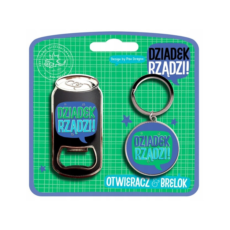 OTWIERACZ I BRELOK DLA DZIADKA DZIEŃ DZIADKA