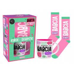 KUBEK I SKARPETKI DLA BABCI DZIEŃ BABCI