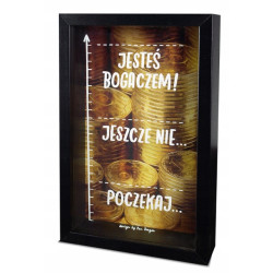 SKARBONKA NA PREZENT JESTEŚ BOGACZEM PIENIĄDZE GOTÓWKĘ