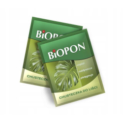 BIOPON CHUSTECZKA DO LIŚCI ROŚLIN CZYŚCI KURZ NABŁYSZCZA 1SZT