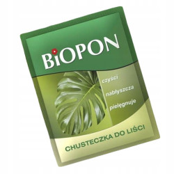 BIOPON CHUSTECZKA DO LIŚCI ROŚLIN CZYŚCI KURZ NABŁYSZCZA 1SZT