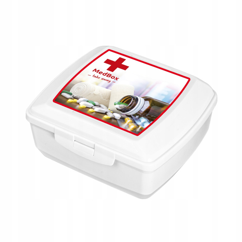 Pojemnik na lekarstwa MEDBOX POJEMNIK MEDYCZNY 0,85L
