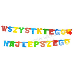 Girlanda WSZYSTKIEGO NAJLEPSZEGO dł. 230 cm