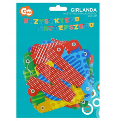 Girlanda WSZYSTKIEGO NAJLEPSZEGO dł. 230 cm