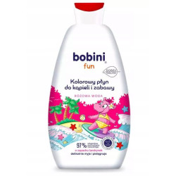 Bobini płyn do kąpieli barwiący 500ml Różowa woda