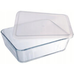 Naczynie żaroodporne z pokrywką Cook & Freeze z pokrywką 25 x 19 x 8 cm 2,6