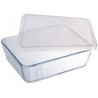 Naczynie żaroodporne z pokrywką Cook & Freeze z pokrywką 25 x 19 x 8 cm 2,6