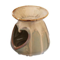 KOMINEK ZAPACHOWY PORCELANOWY Z SERCEM 10X10X10.5 CM