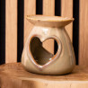 KOMINEK ZAPACHOWY PORCELANOWY Z SERCEM 10X10X10.5 CM