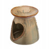 KOMINEK ZAPACHOWY PORCELANOWY Z SERCEM 9.5X9.5X10.5 CM