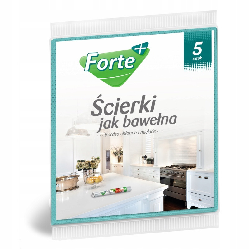 FORTE+ Ścierki jak bawełna 5 szt ŚCIERECZKI ŚCIERKA mix koloru