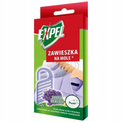 EXPEL ZAWIESZKA NA MOLE ODZIEŻOWE LAWENDOWA