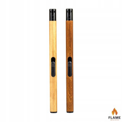 ZAPALARKA GAZOWA DŁUGA 21CM DREWNO 1SZT MIX KOLORU