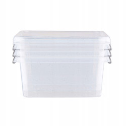 Pojemniki na żywność Moxom Antibacterial 0,6 l, 3 szt.