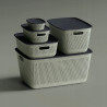 OPENSTORE POJEMNIK PLASTIKOWY 39X29X22CM 17L SZAŁWIOWY