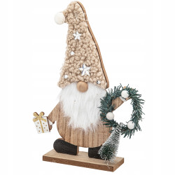 FIGURKA DREWNIANA SKRZAT 20.5X5X27 CM DEK. WIANEK