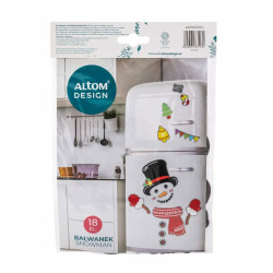 Magnes na lodówkę świąteczny Altom Design Bałwanek 38 cm