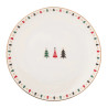 Talerz świąteczny deserowy porcelanowy Altom Design Modern Tree 20 cm