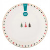 Talerz świąteczny deserowy porcelanowy Altom Design Modern Tree 20 cm