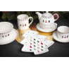Talerz świąteczny deserowy porcelanowy Altom Design Modern Tree 20 cm