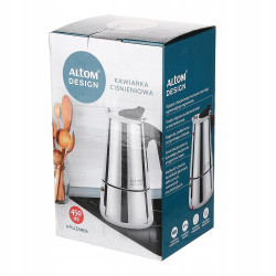 KAWIARKA STALOWA 450ML (NA 9 FILIŻANEK)