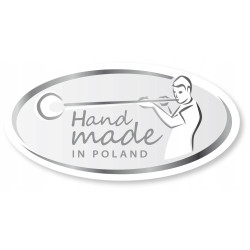 WAZON KWADRAT 10X10CM H-25CM EDWANEX GRUBE SZKŁO