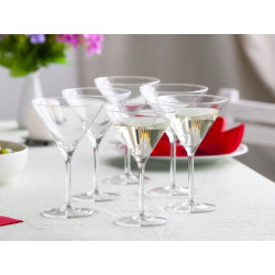 Kieliszki do martini Diamond 260 ml, komplet 6 szt.