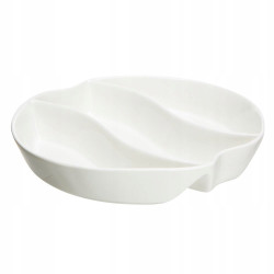 Naczynie / półmisek 3-dzielne porcelana Regular 25 cm