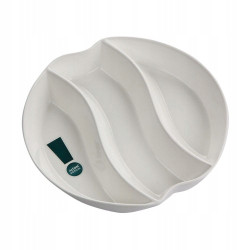 Naczynie / półmisek 3-dzielne porcelana Regular 25 cm