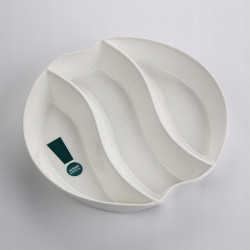Naczynie / półmisek 3-dzielne porcelana Regular 25 cm