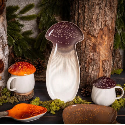 POD KAPELUSZEM NACZYNIE CERAMICZNE GRZYBEK 33.5X16 CM
