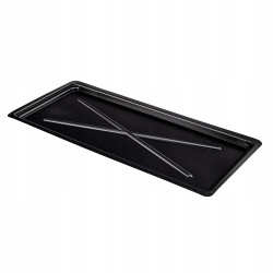 TACKA CZARNA SZEROKA 50.5X22.5CM (DO SUSZAREK 50CM)