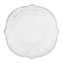 Patera szklana półmisek świąteczny Altom Design Bombka 17,5/3 cm