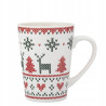 Kubek świąteczny porcelanowy Altom Design Scandi B 540 ml