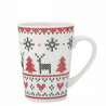 Kubek świąteczny porcelanowy Altom Design Scandi B 540 ml
